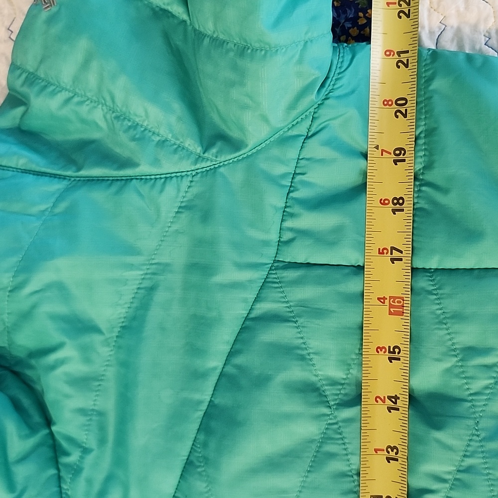 Columbia Women's White Out II Teal Puffer Jacket Size L Omni-Heat Thermal Lining - Picture 15 of 16